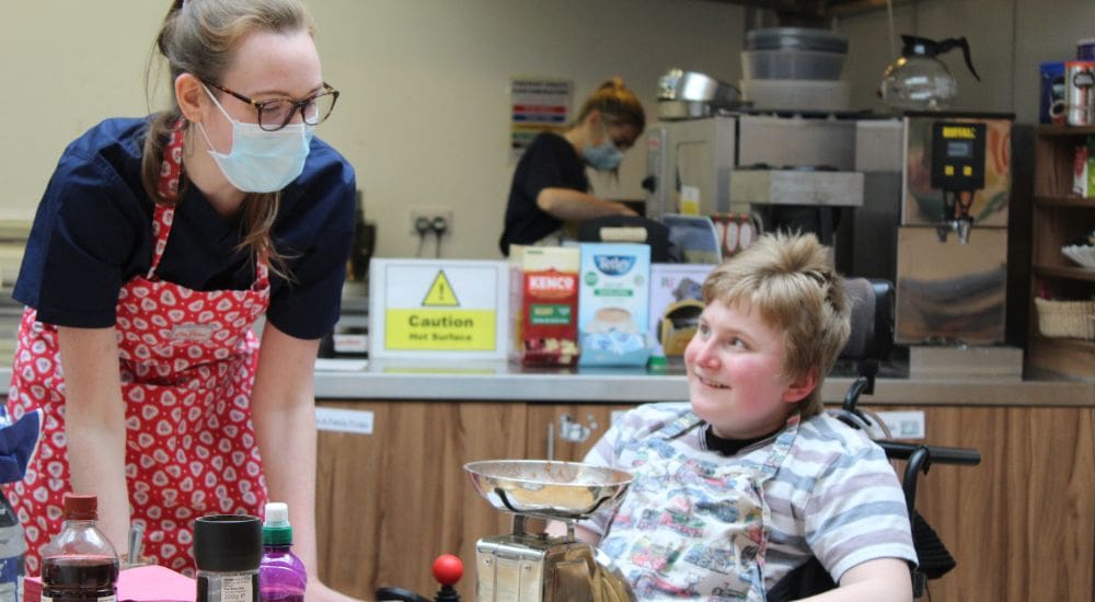 NEW website - photos for the rotating image gallery 1,000 pixels (11) Harry baking at hospice_1000x550