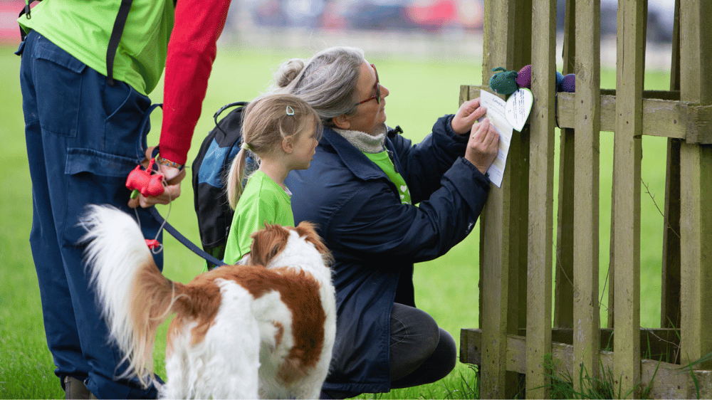 Take part in an event in memory of a loved one