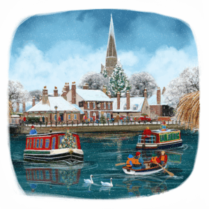 Abingdon Snow Cards - Pack of 10