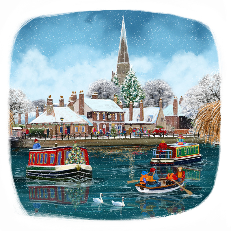Abingdon Snow Cards – Pack of 10