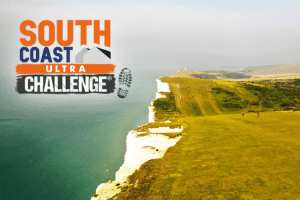 South Coast Ultra Challenge A cliff beside the sea