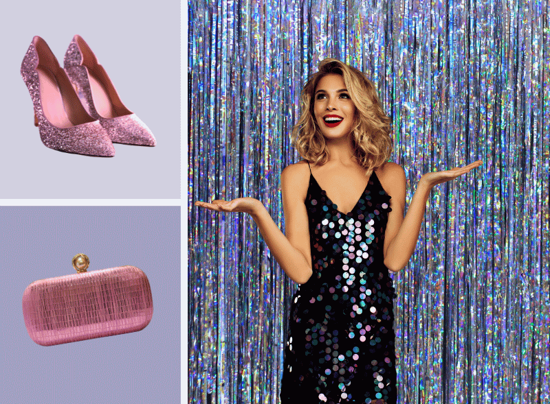 A female nurse standing in a garden.