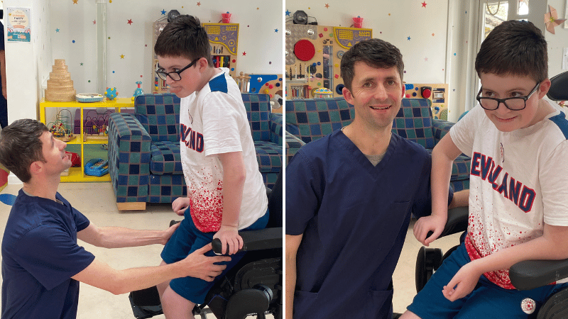 A photo of Helen with Jack's Mum, Jack and Jack's brother