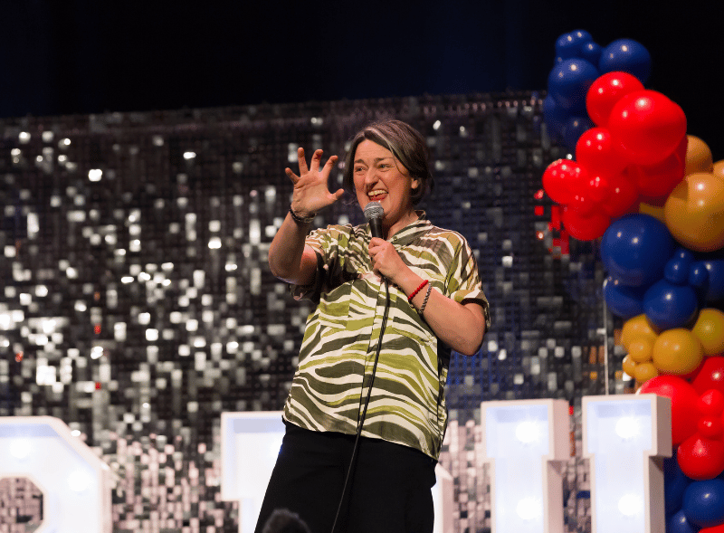 Zoe Lyons.